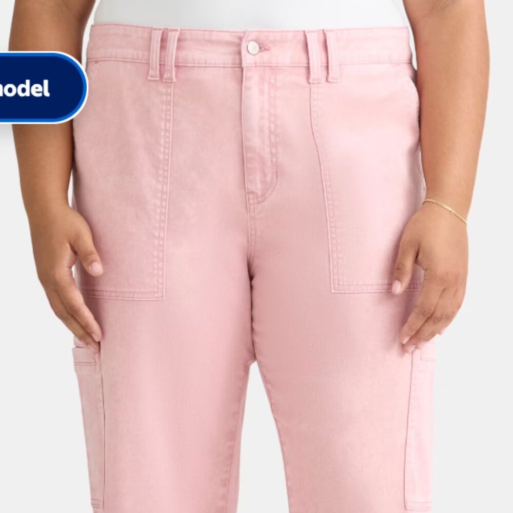 Terra & Sky Women's Plus Utility Pants, 26'' Inseam, Size 18W